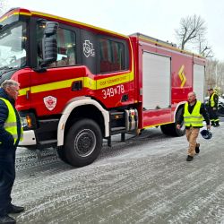 Odbiór nowego wozu ratowniczo-gaśniczego