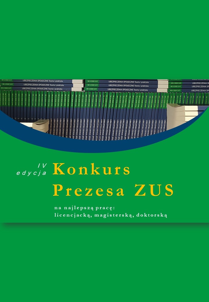 Konkurs Prezesa ZUS na najlepszą pracę licencjacką, magisterską oraz doktorską